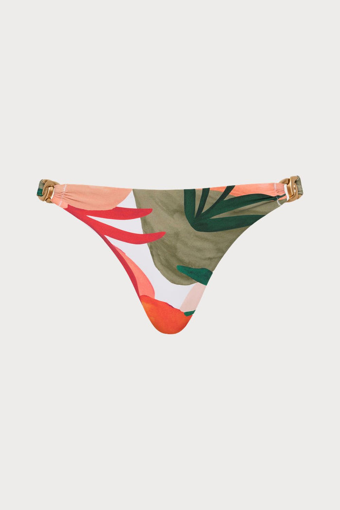 Tropaluxe Chain Link Khaki Bikini Bottom