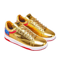 Trump Gold MAGA Never Surrender Makes Me Stronger Sneakers