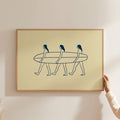 Tumbleweed Design Studio - Surfers Minimal Art Print