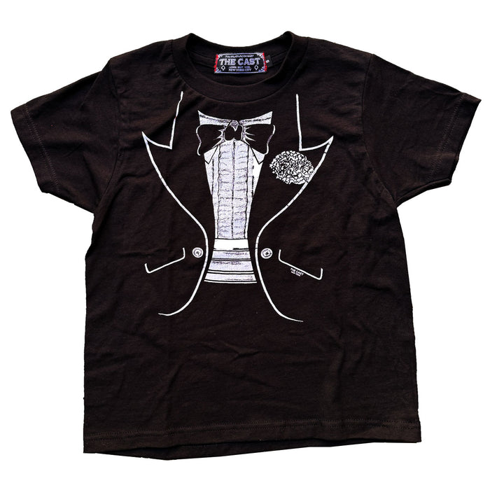 TUXEDO TSHIRT (Womens Baby Tee)
