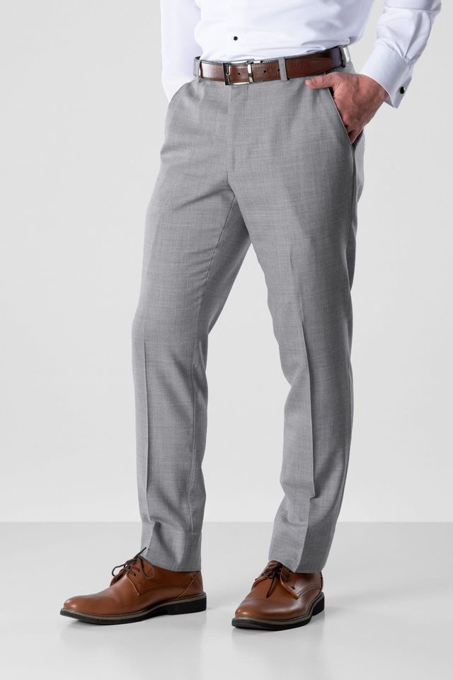 Ultra Slim Heather Grey Clayton Tuxedo