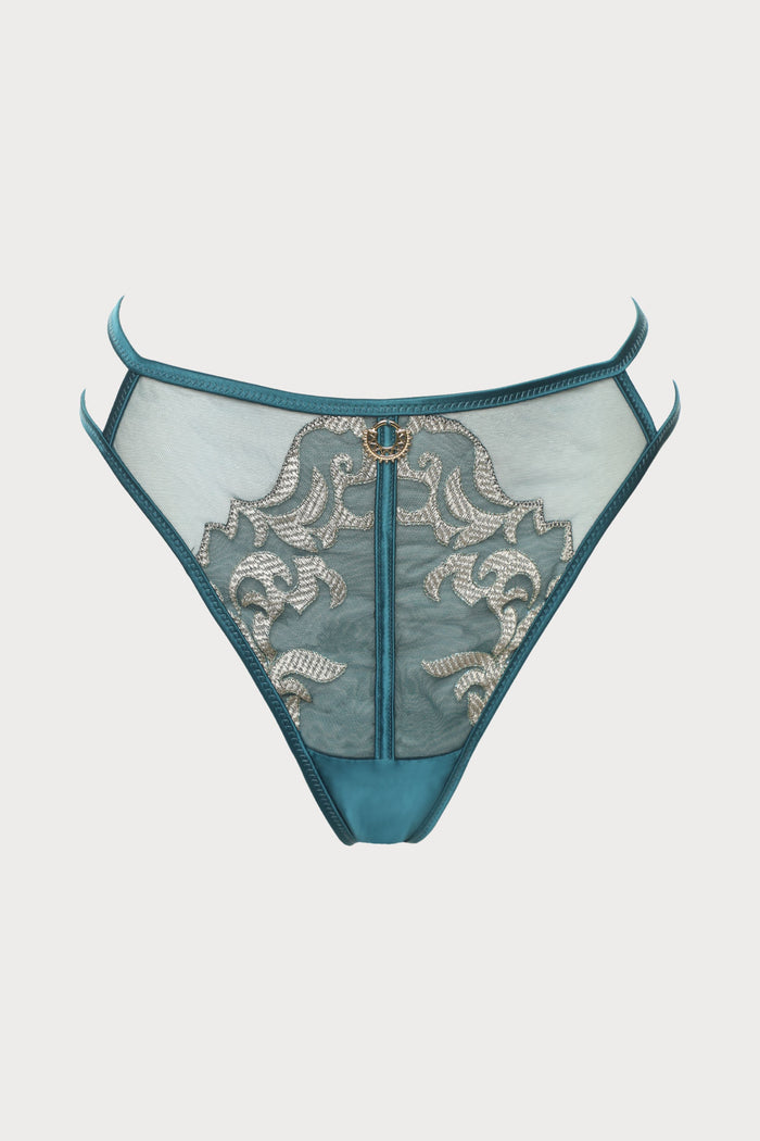 Prelude Venus Teal Tanga Thong