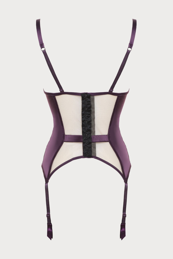 Prelude Venus Violet Embroidery Basque