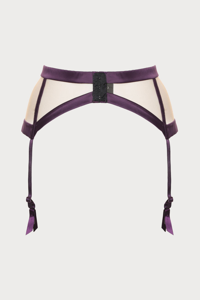 Prelude Venus Violet Suspender Belt