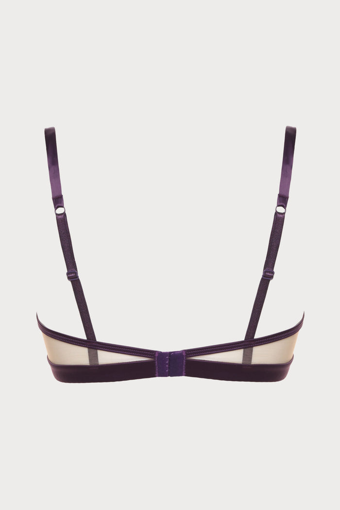 Prelude Venus Violet Embroidery Wired Triangle Bra