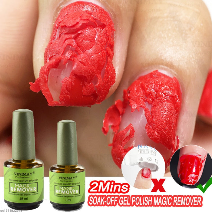 VINIMAY Liquid Gel Nail Polish Magic Remover