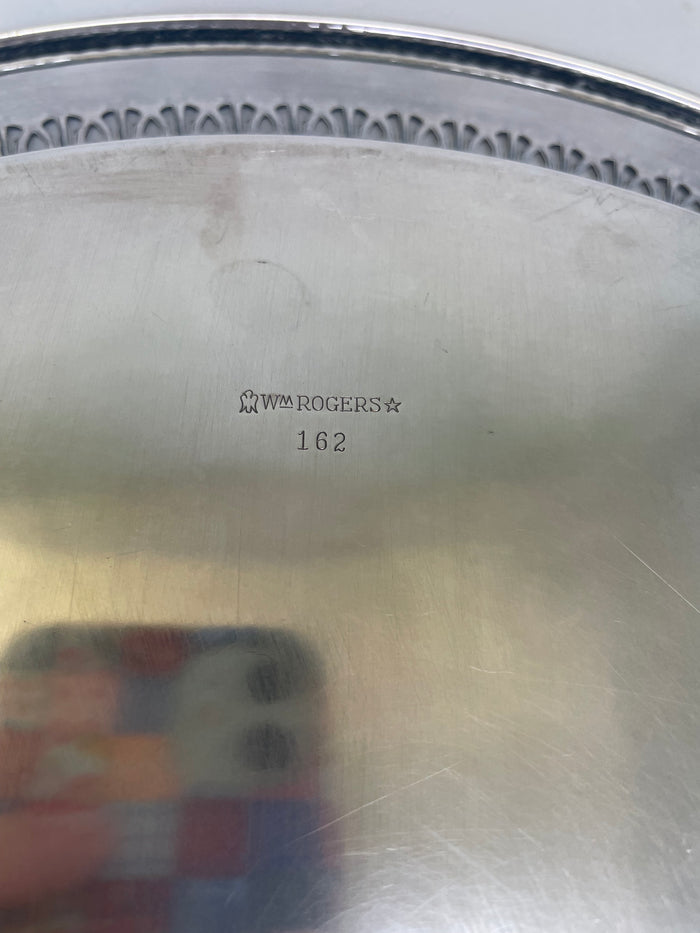 W. M. Rogers Large Silver Plate Tray.
