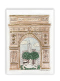 Washington Square Arch Glitter Card
