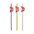 Watermelon Party Straws - 12 Count