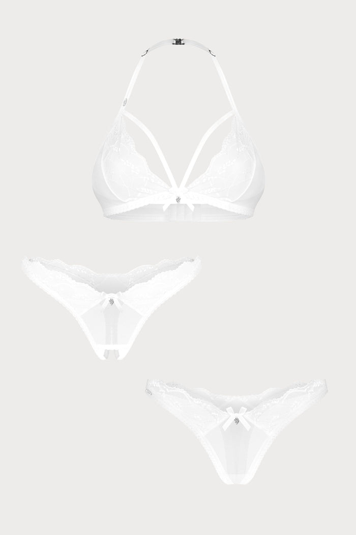Weddya Bra, Thong & Crotchless Thong Set