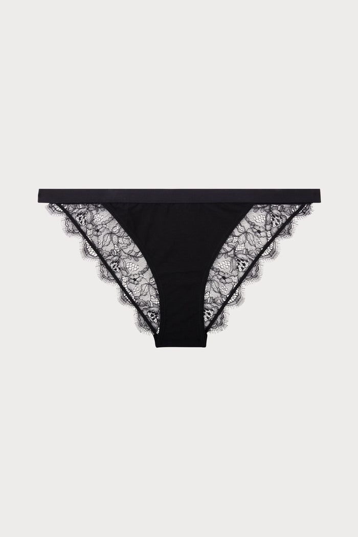 Wild Rose Brief Black