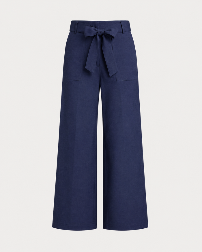 Women's Only Linen Pants (Navy Blue)