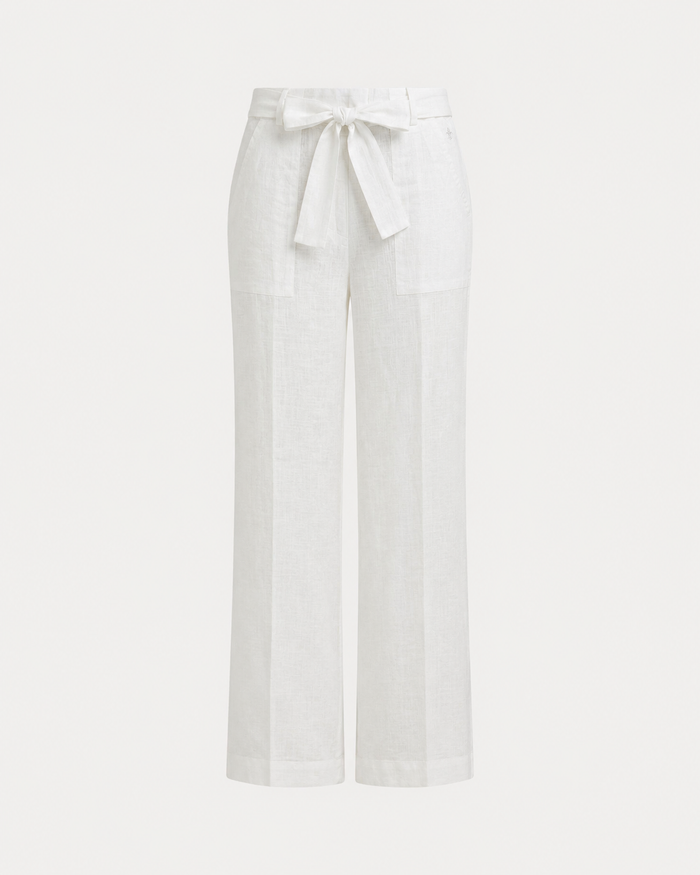 Women's Only Linen Pants (White)