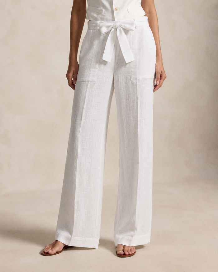Women's Only Linen Pants (White)
