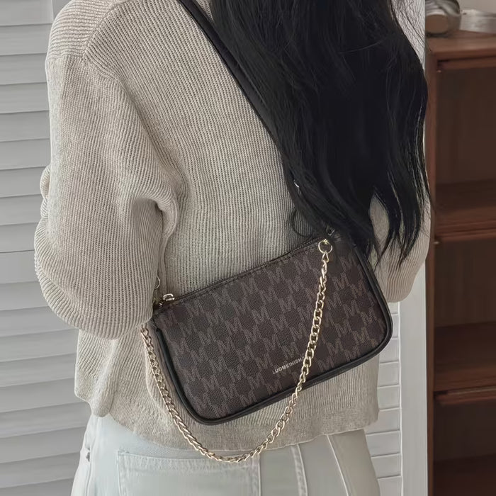 Women's Parisian Shoulder Bag (Coffee)