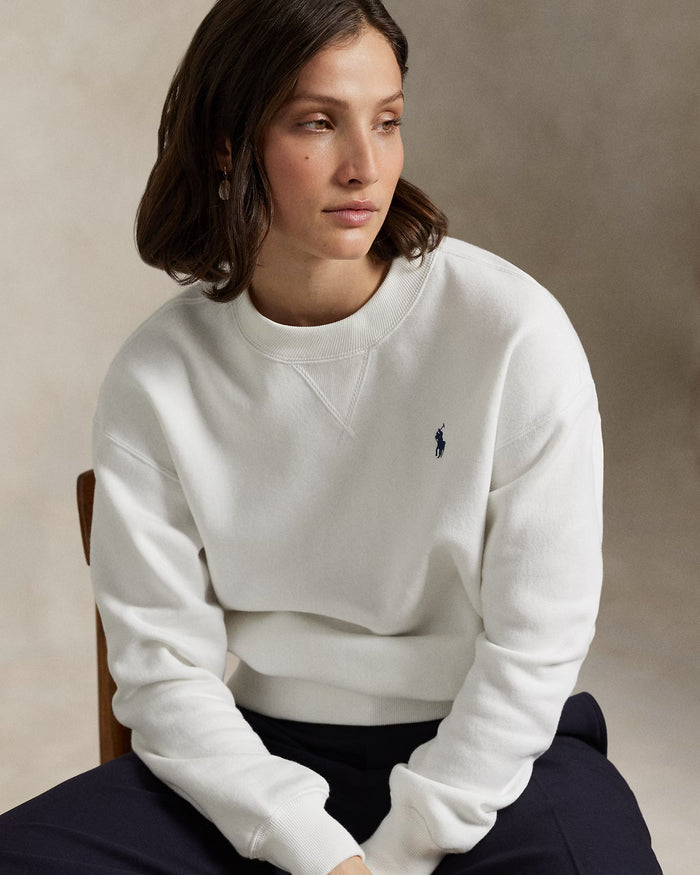Women's Ralph Lauren Crewneck Sweater (White)