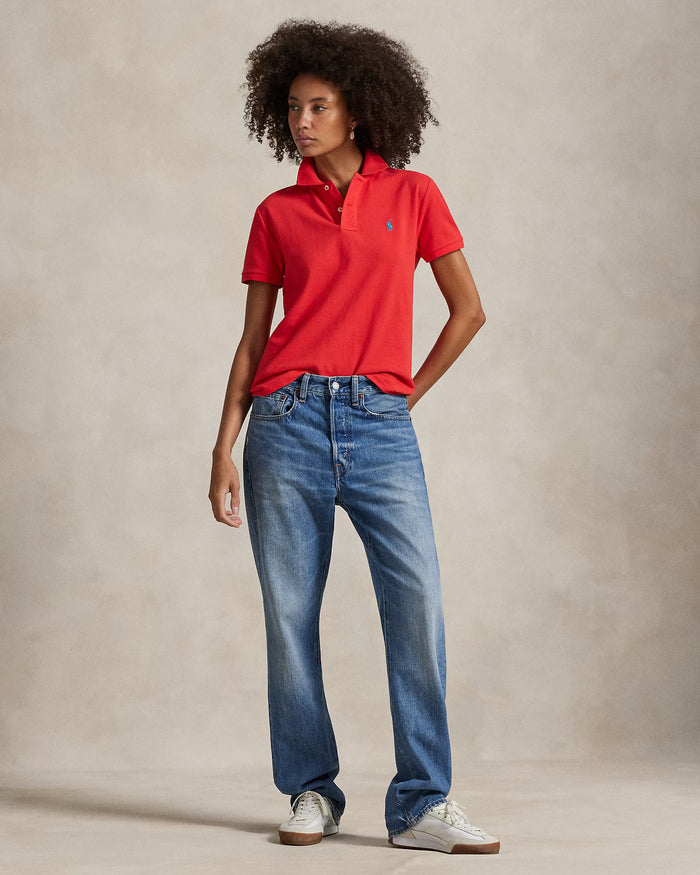 Women's Ralph Lauren Polo Shirt (Amaranth Pink)