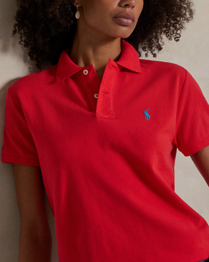 Women's Ralph Lauren Polo Shirt (Amaranth Pink)