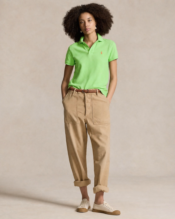Women's Ralph Lauren Polo Shirt (Light Green)