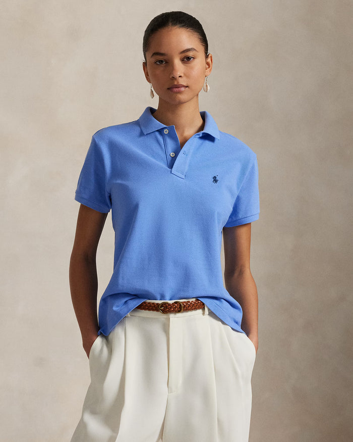 Women's Ralph Lauren Polo Shirt (Sky Blue)