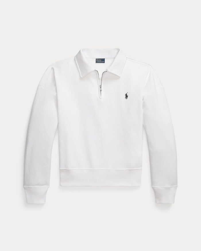 Women's Ralph Lauren Quarter-Zip Sweater (White)