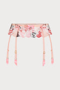 Agent Provocateur Zuri Suspender Pink/Red/Sand